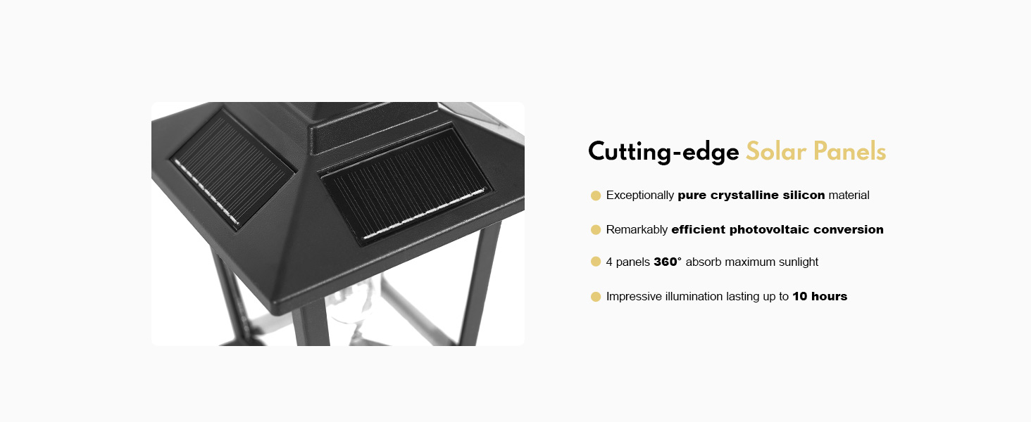 solar lamp post