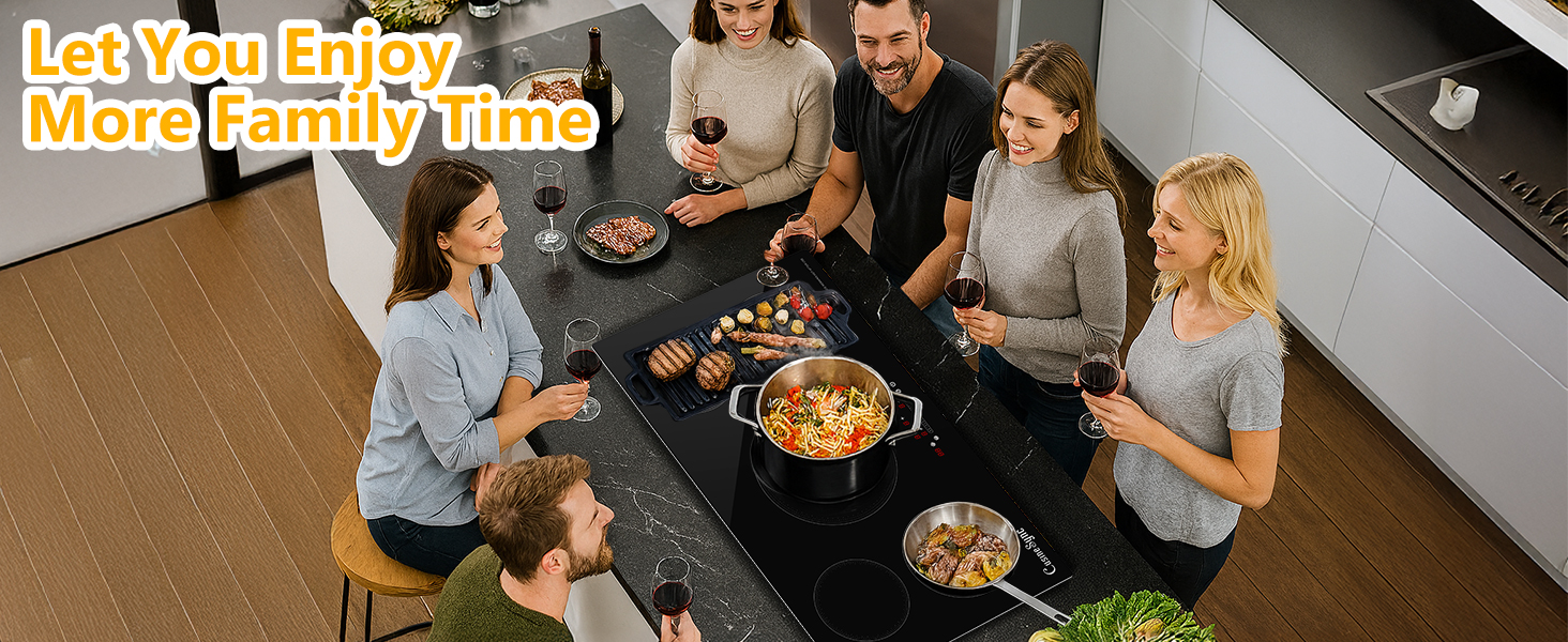 Ideal for family dinners and holiday parties