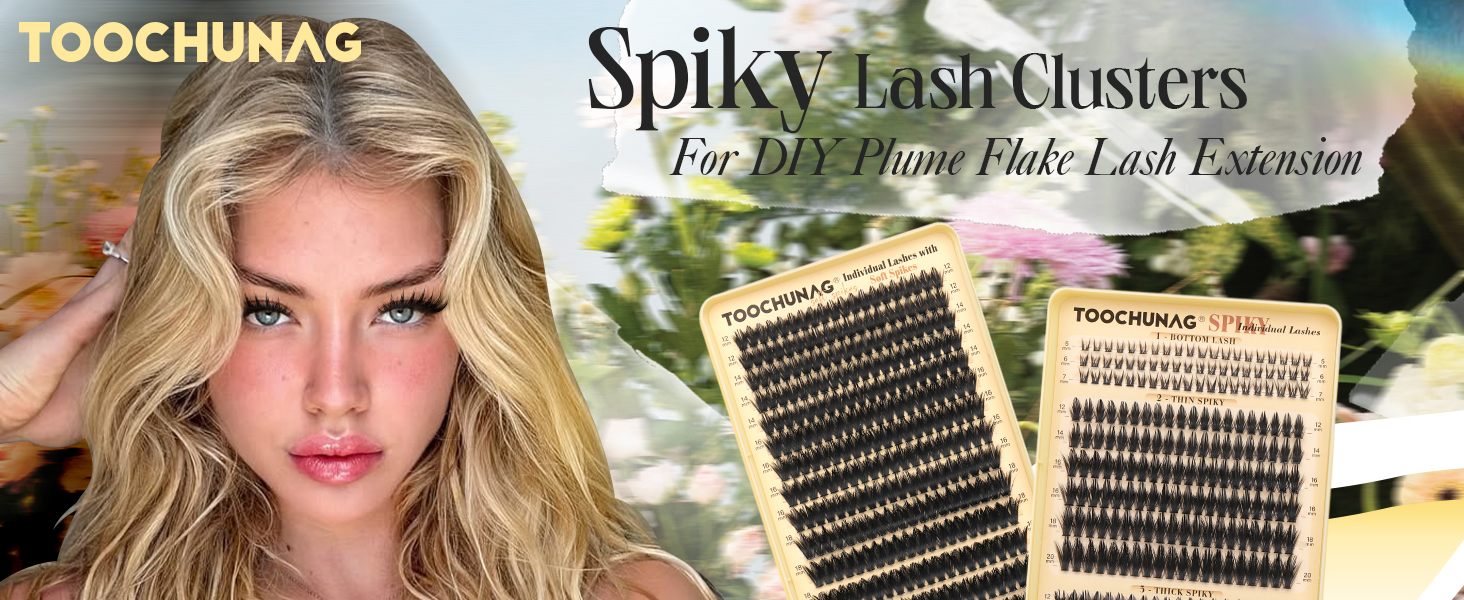 Spiky lash clusters