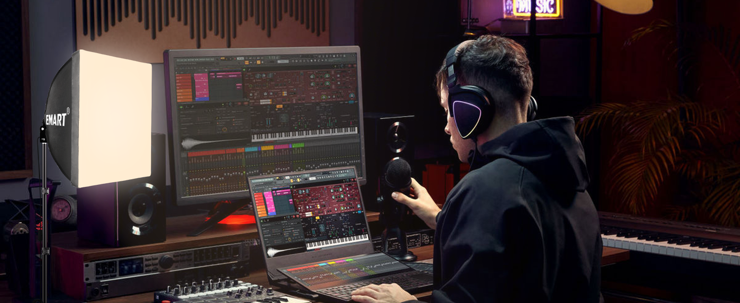 EMART Softbox Lighting Kit, Professional Softbox Photography Lighting Kit studio lighting