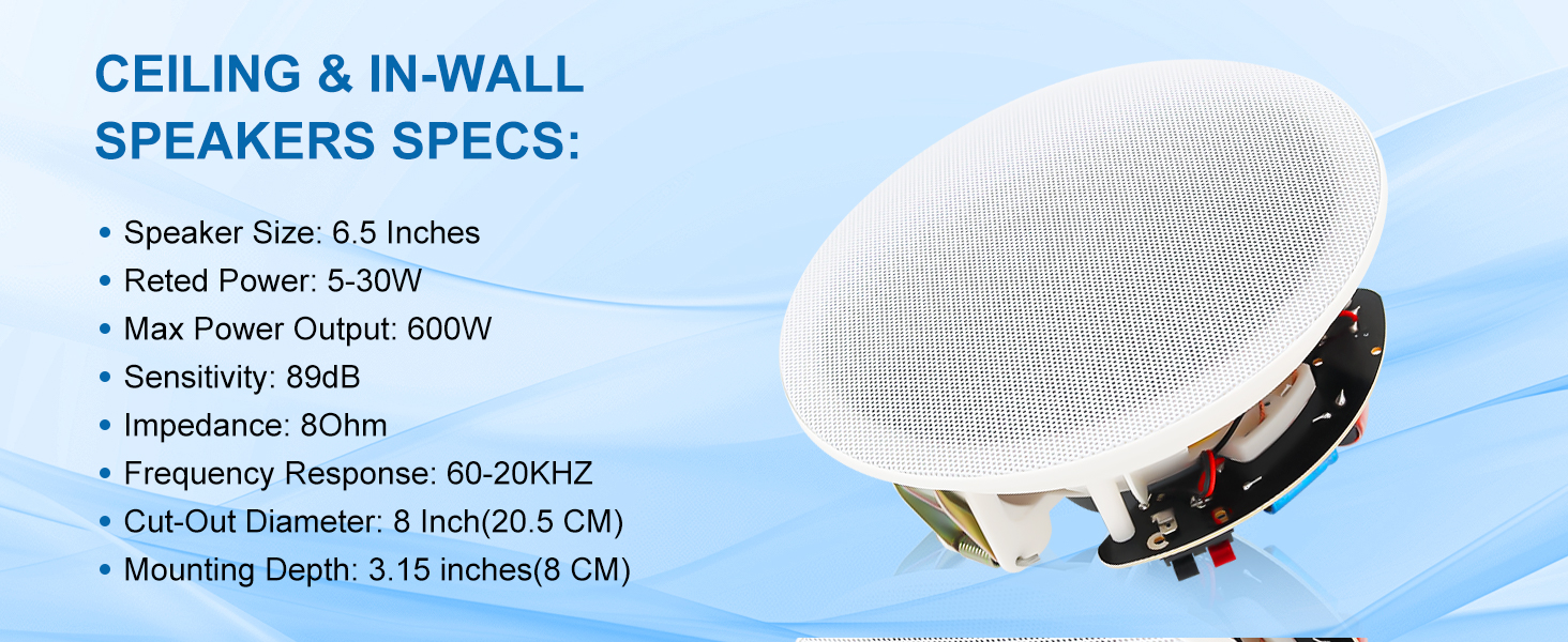 in ceiling speakers