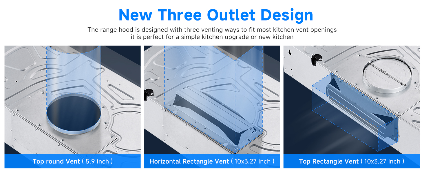 AMZCHEF RANGE HOOD 30 INCH
