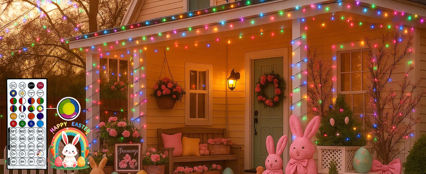 happy Easter string lights
