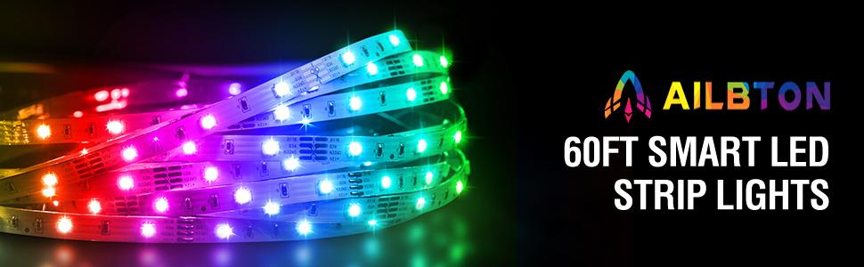 60ft LED strip lights 