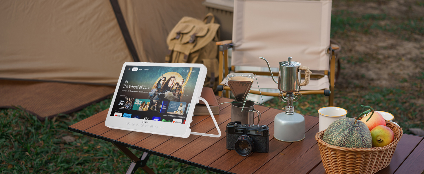 15.6 inch small tv smart Google portable 1080P FHD