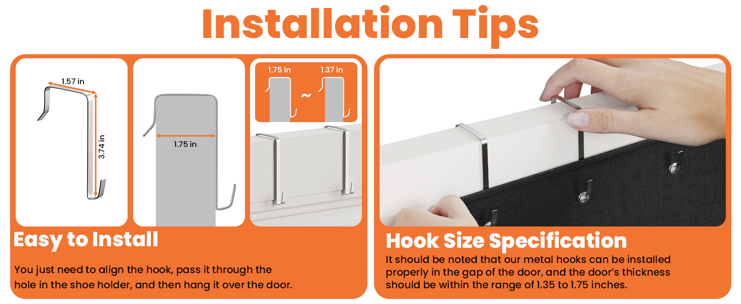 over the door shoe organizer