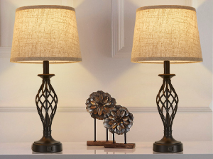 end table lamps set of 2