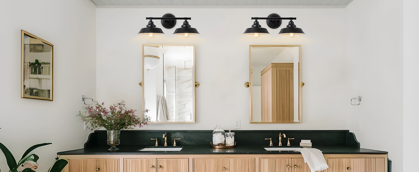 Bathroom Light Fixtures Black