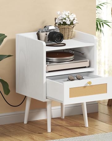 rattan night stand