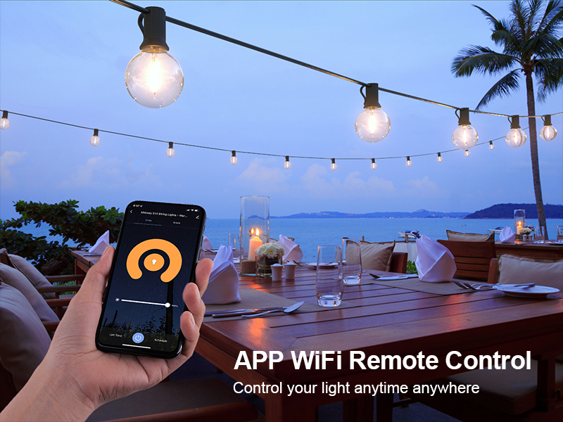 G40 patio string lights