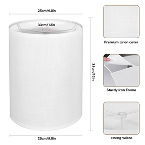 white lamp shade