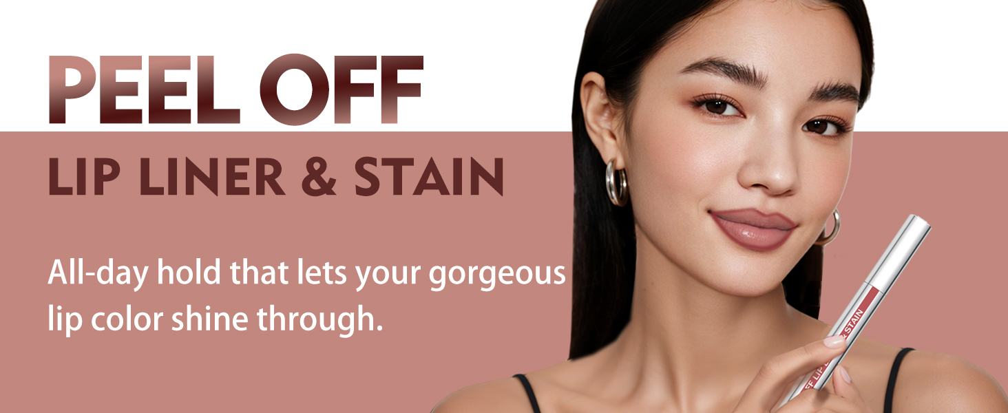 PEEL OFF LIP LINER STAIN