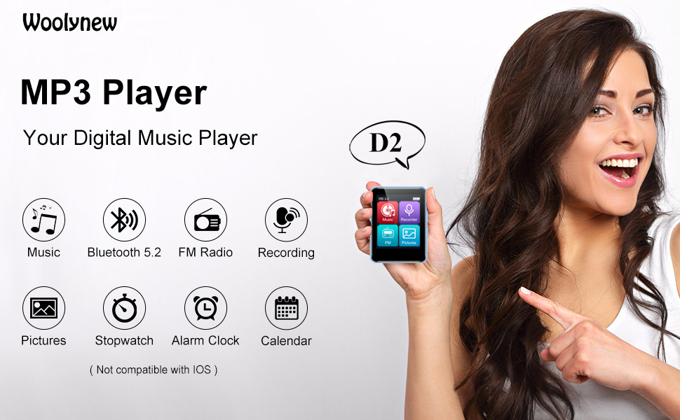  kids mp3 player with bluetooth