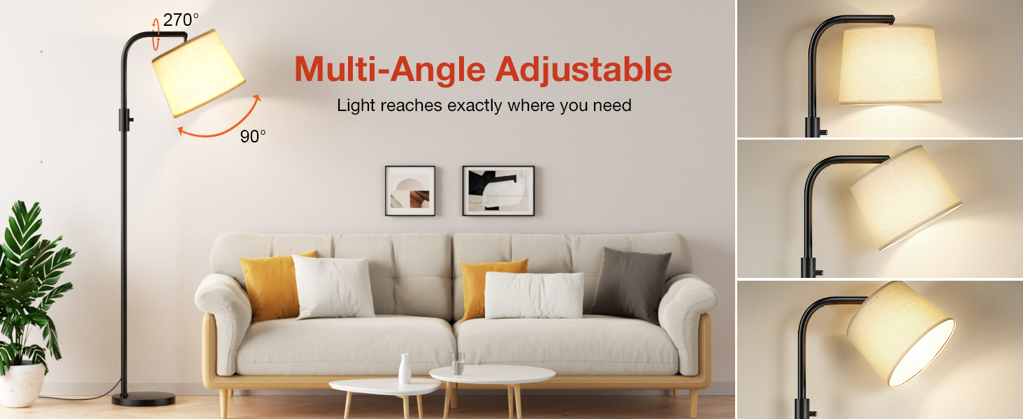 adjustable lamp shade
