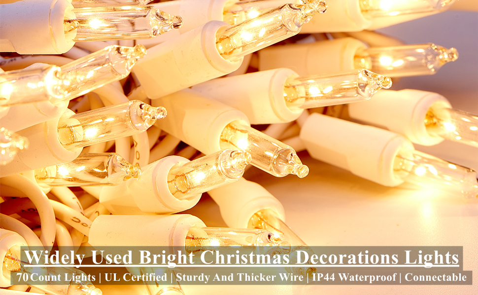 Christmas Lights Indoor Outdoor Christmas decorations Christmas tree lights