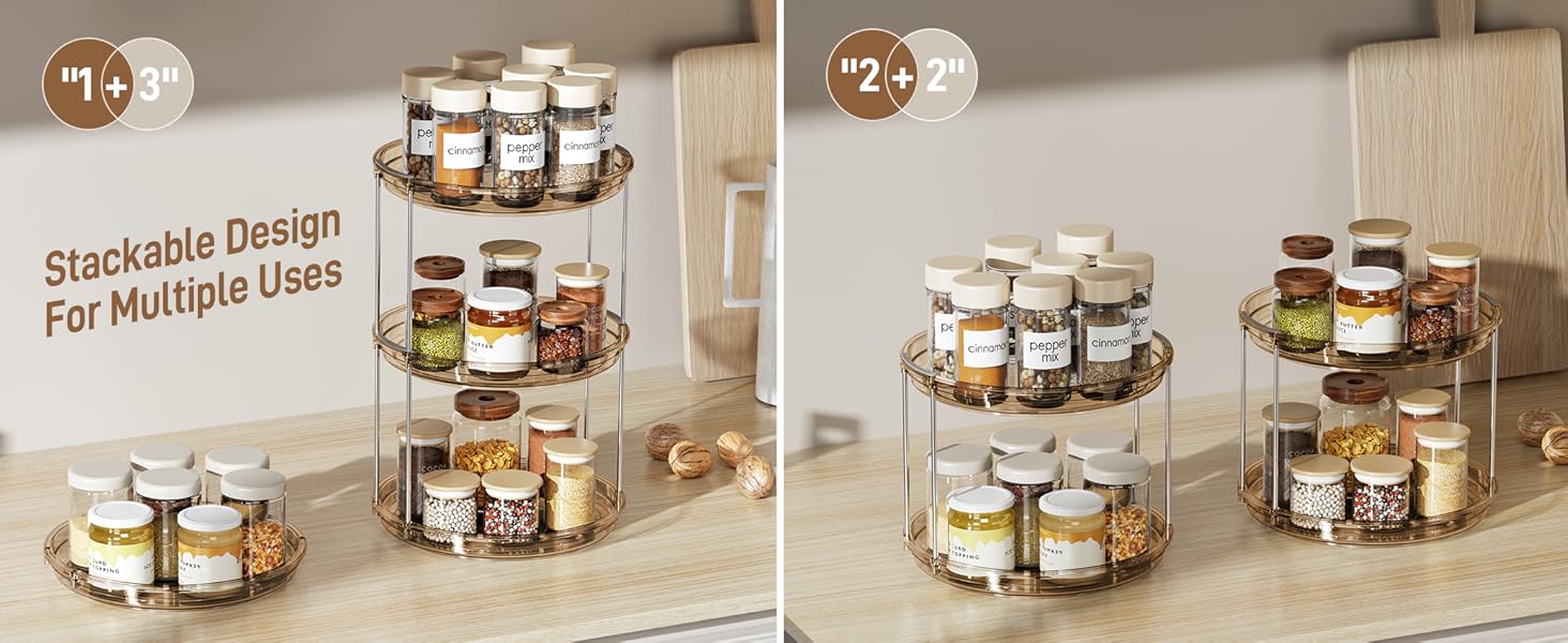 lazy susan spice rack