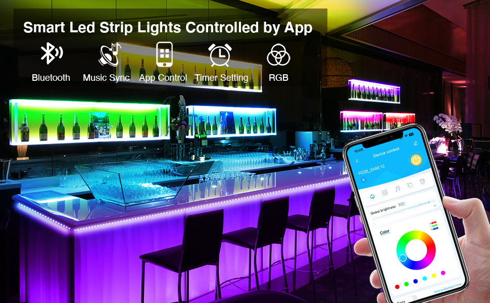 controlled by APP
