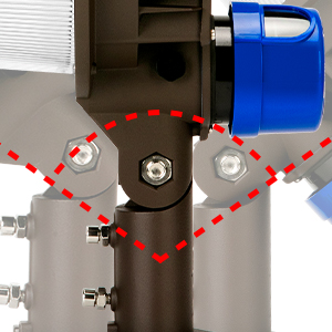 LED barn light Adjustment chart