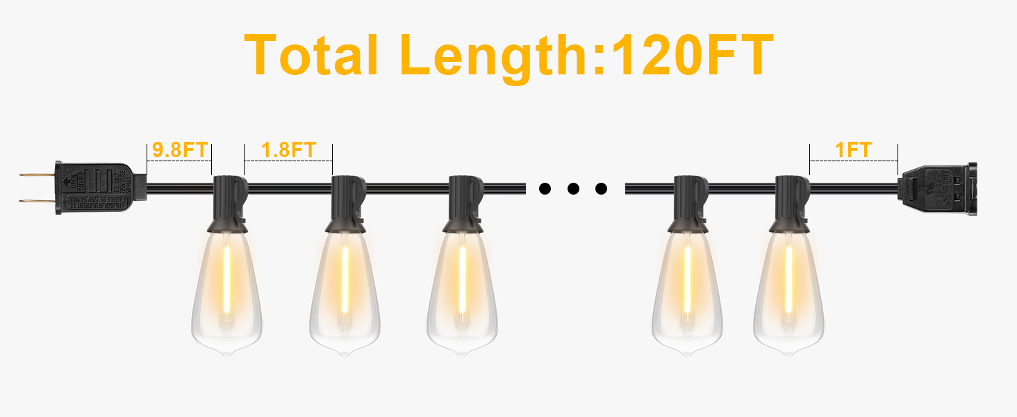 98ft 100ft 120ft