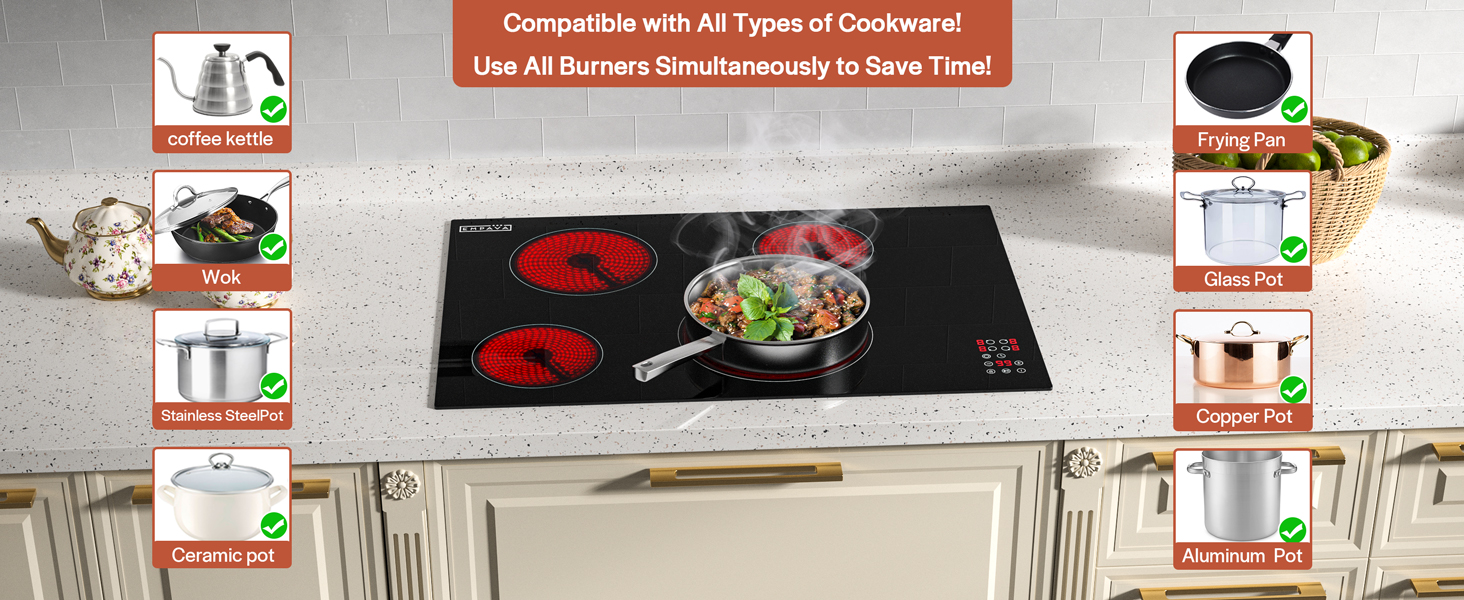 30 in radiant electric cooktop,built in cooktop,electric stoves for kitchen ,electric cooktop 220v