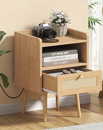 night stand set 2 charging station