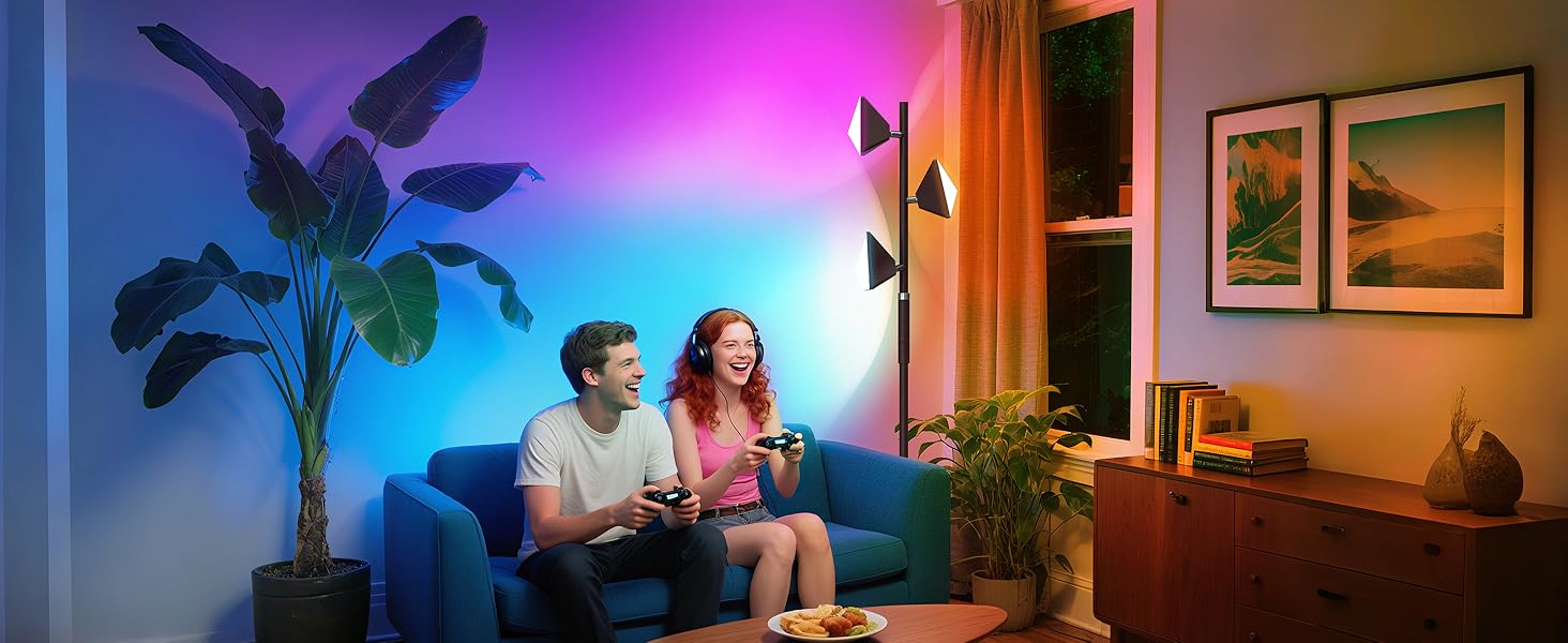 RGB CW Floor Lamp ORB for Game Room