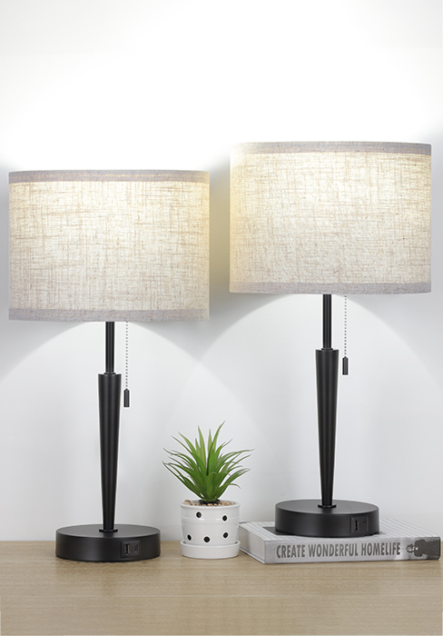 Big Size Office Table Lamps with Pull Chain Switch