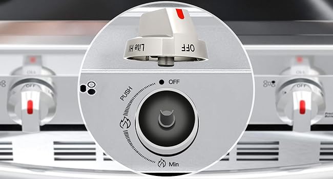 samsung gas oven range knob
