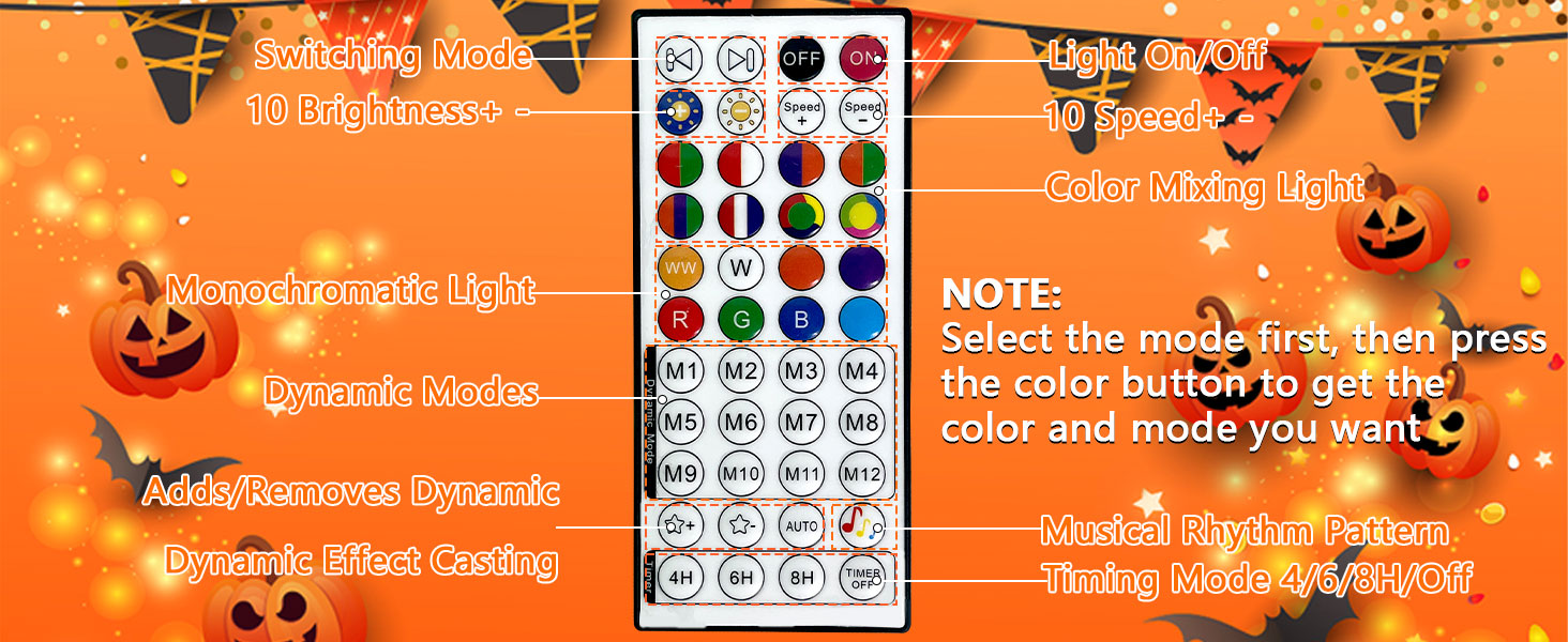 Halloween string lights