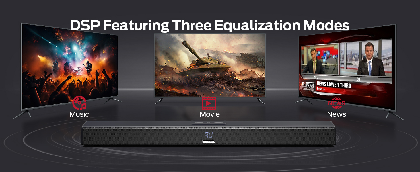 tv sound bar with subwoofer