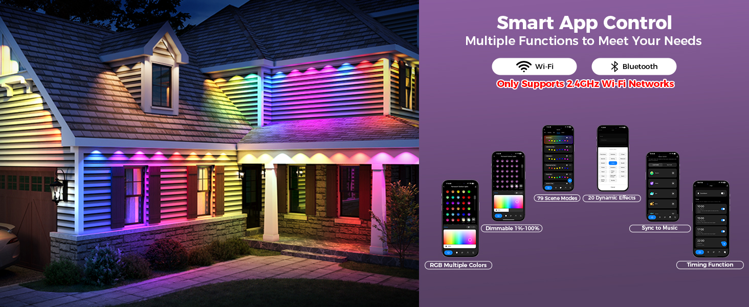 Permanent Christmas Lights Outdoor