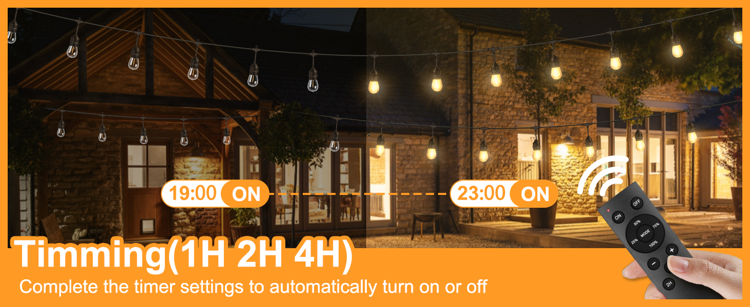 outdoor string lights
