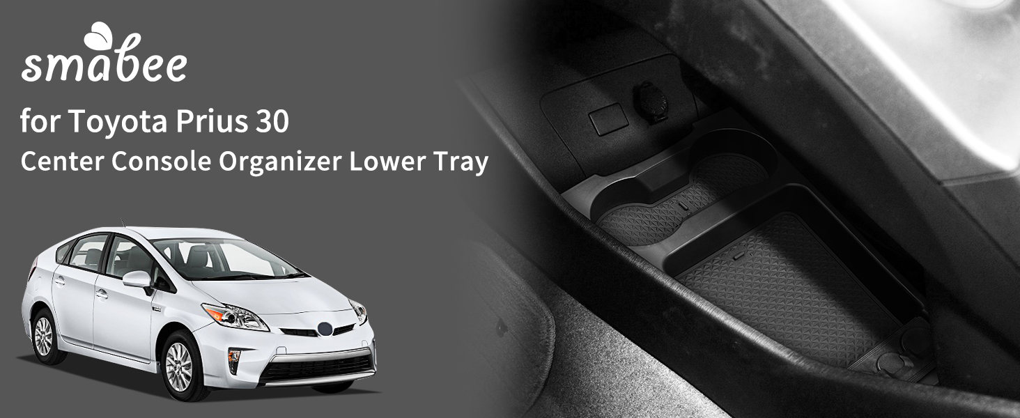 Center Console Organizer Lower Tray for Toyota Prius 30 2012~2015 Prius30
