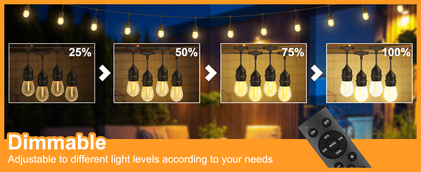 outdoor string lights