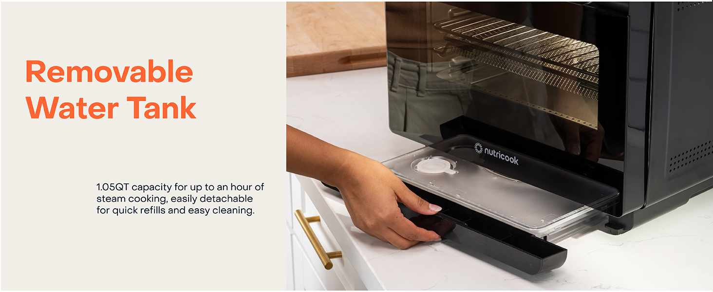 Convection Air Fryer, Countertop Oven for Baking, Roast, Steam, Dehydrate, Pizza