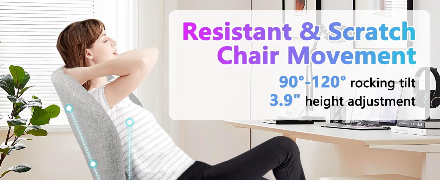 armless Cross Legged desk Chair