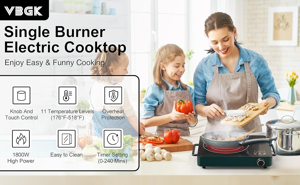 VBGK Electric Cooktop