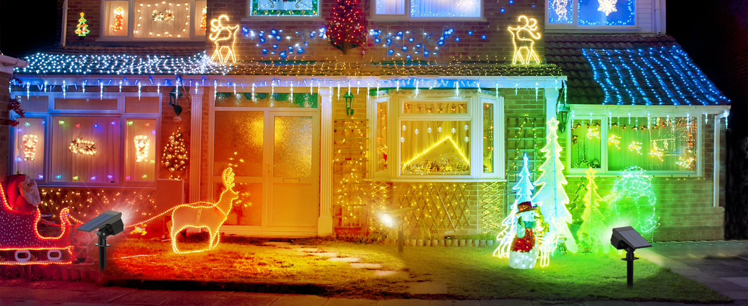 solar christmas lights outdoor
