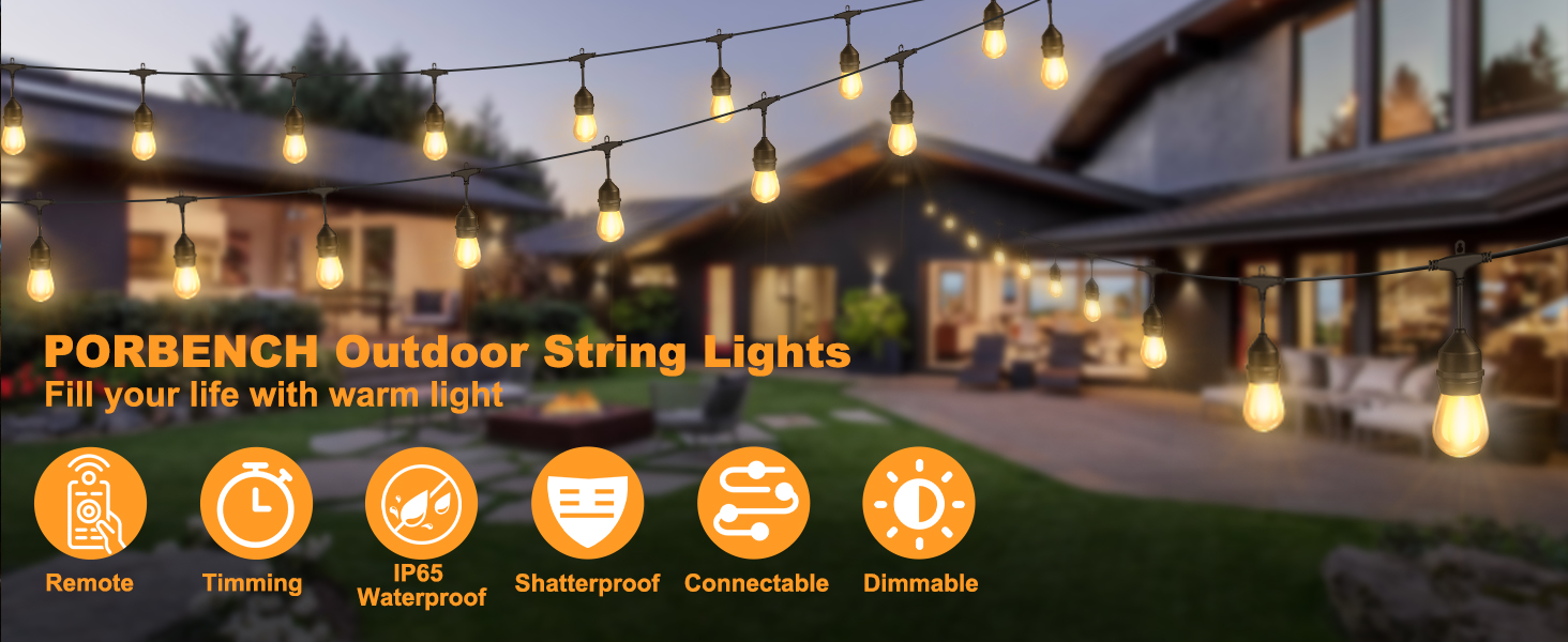 outdoor string lights