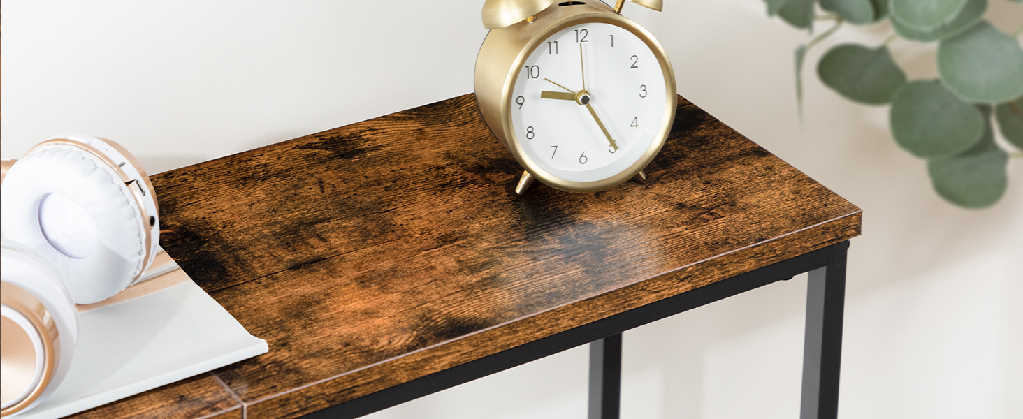 rustic console table