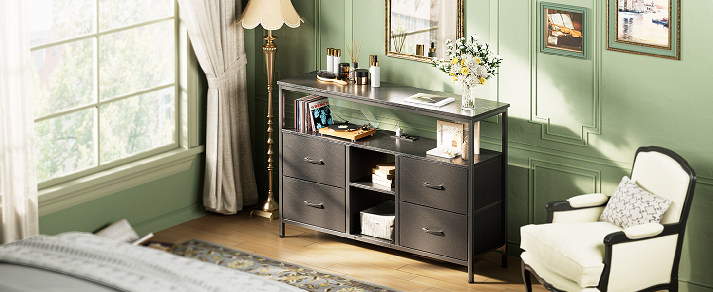 dresser with storage