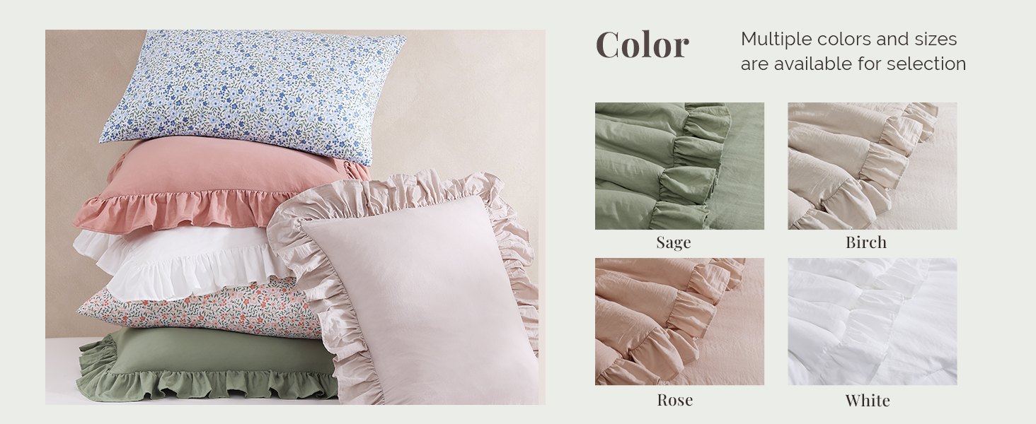 ruffle comforter