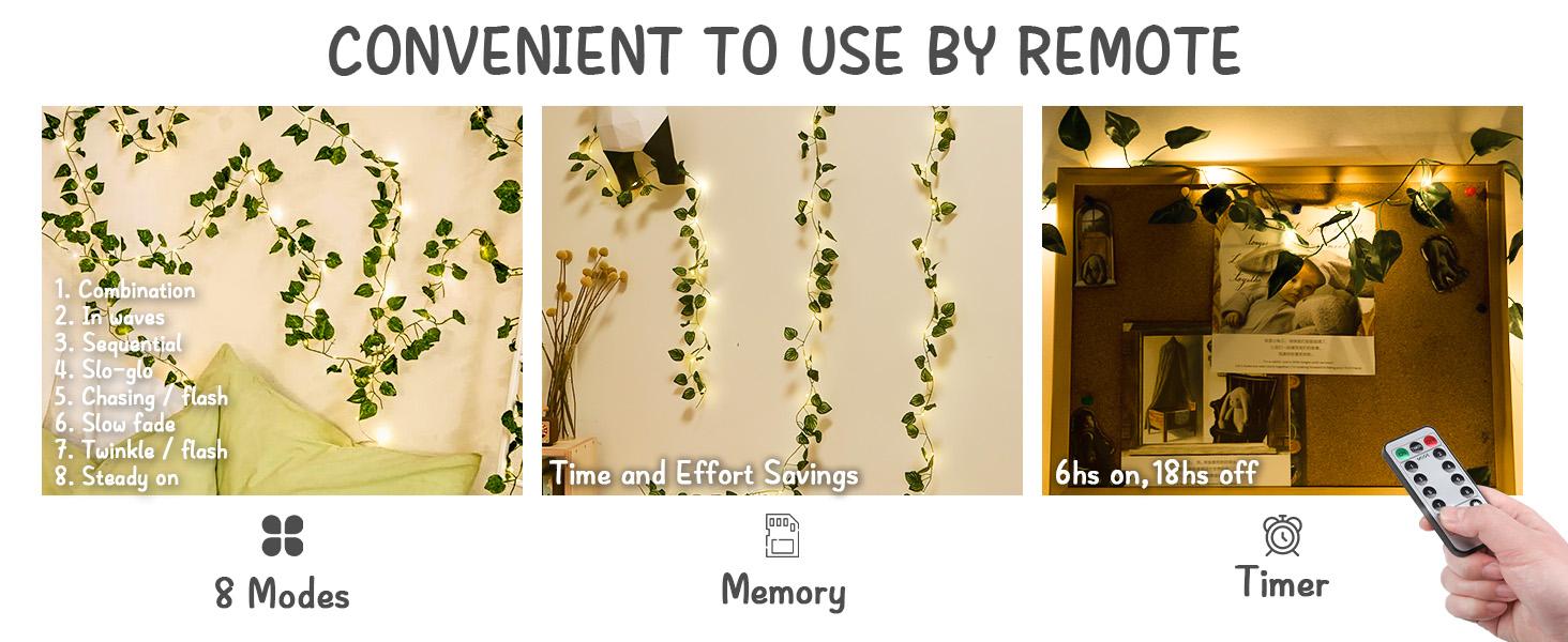 vine string lights