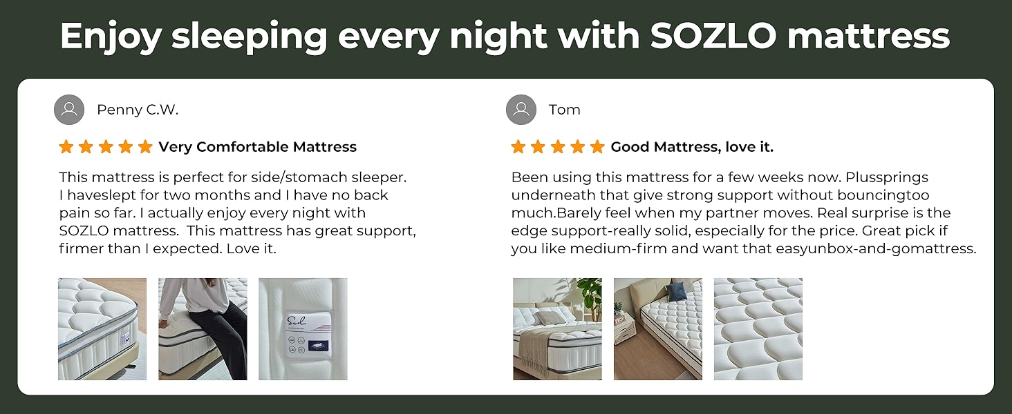 Sozlo Hybrid Mattress