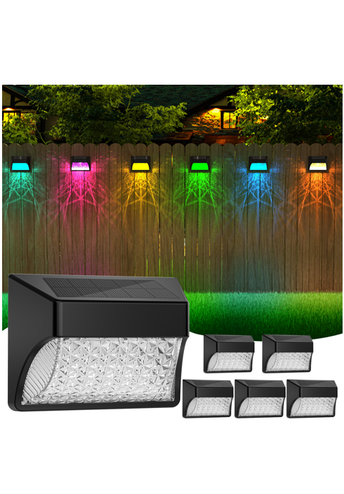 solar fence lights