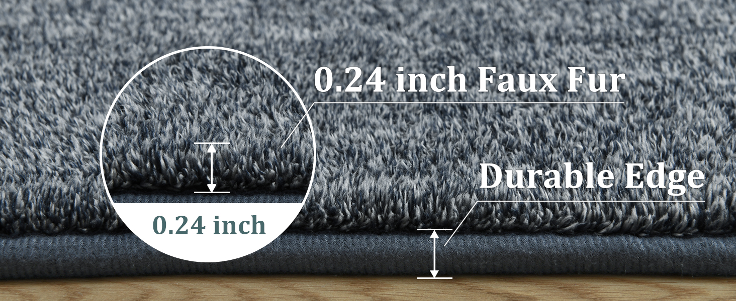 bedroom runner area rugs for living room kids room blue white shag carpet low plie rug home decor