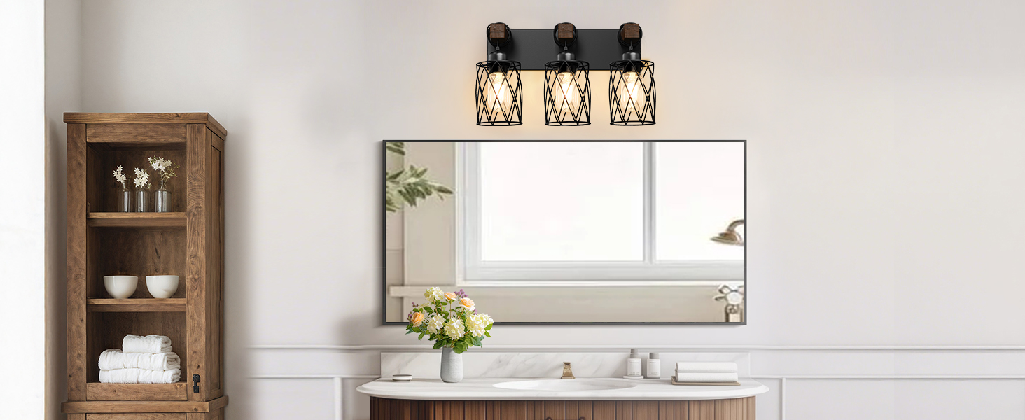 Farmhouse Vanity Light for Bathroom