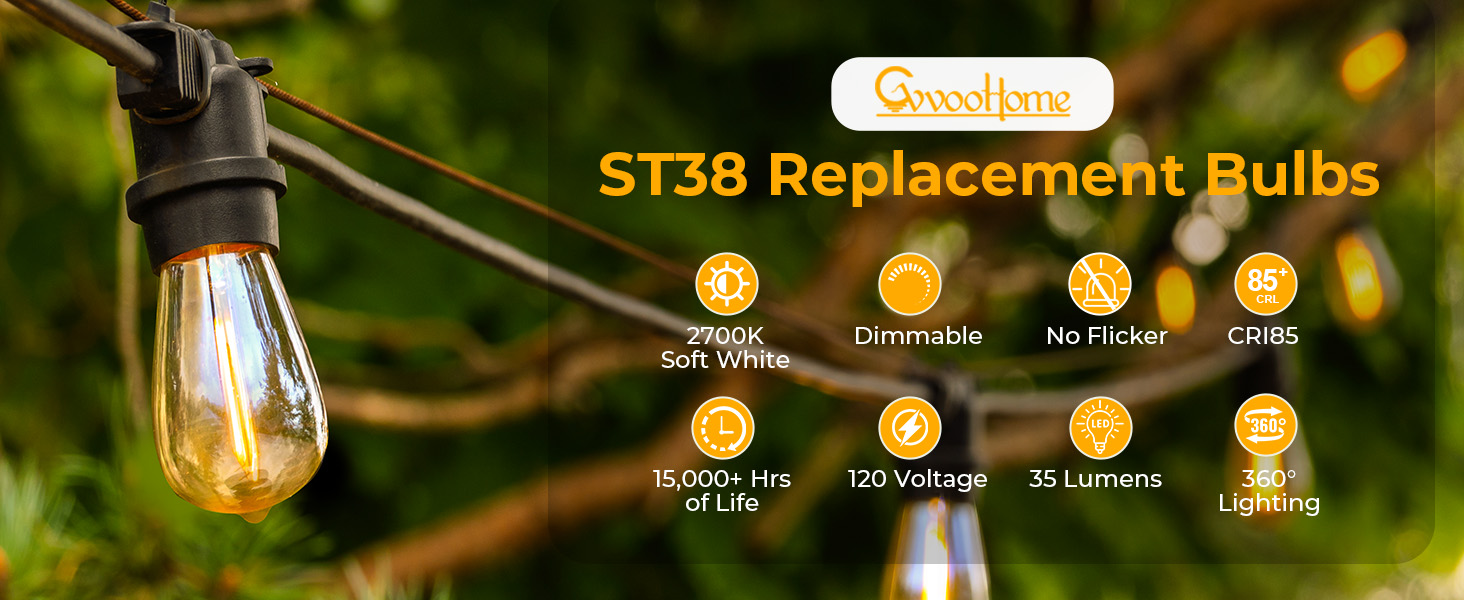 string light bulbs replacement