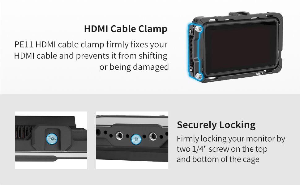 Cage Kit for Atomos Ninja/Ninja Ultra/Ninja V/Ninja V Plus/Shinobi/ZATO Connect