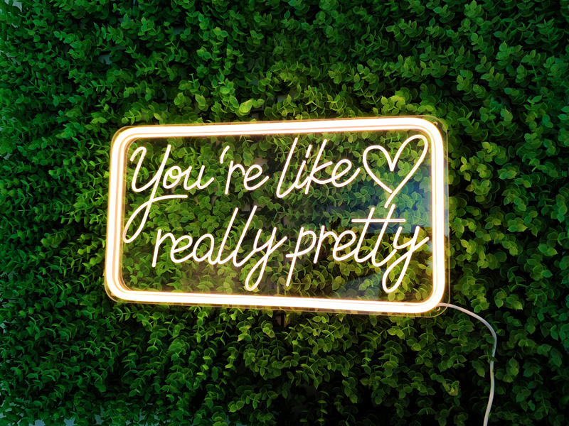 you are like really pretty